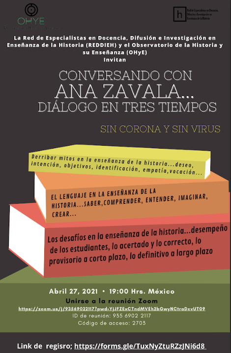 Conversatorio sin corona y sin virus Ana Zavala
