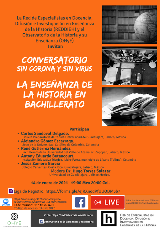 Conversatorio sin corona y sin virus Bachillerato